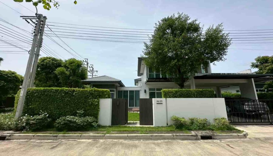 ขายบ้านเดี่ยว หมู่บ้านมัณฑนา วงแหวน–บางบอน บ้านสวย สภาพดี พร้อมเข้าอยู่