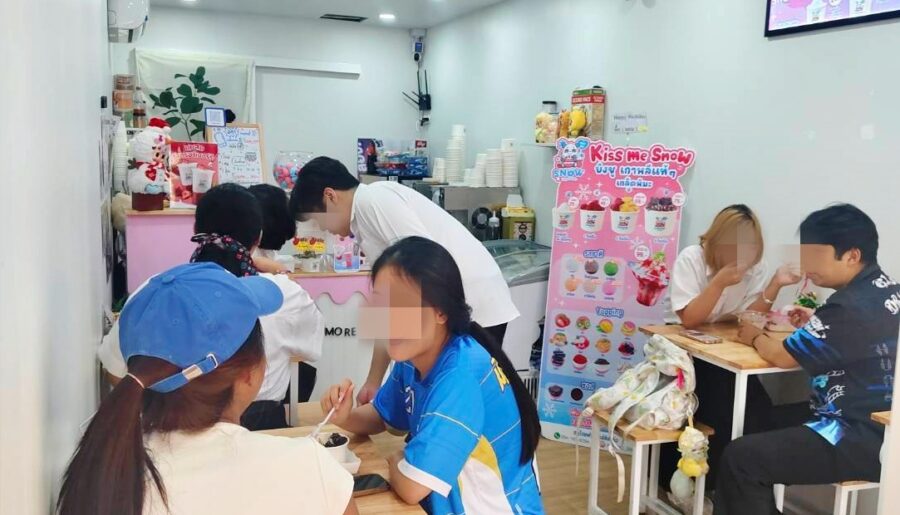 เซ้งร้านบิงซู หลังมหาลัยจันทรเกษม รัชดา 36 น้องๆนักศึกษาเข้าตลอด