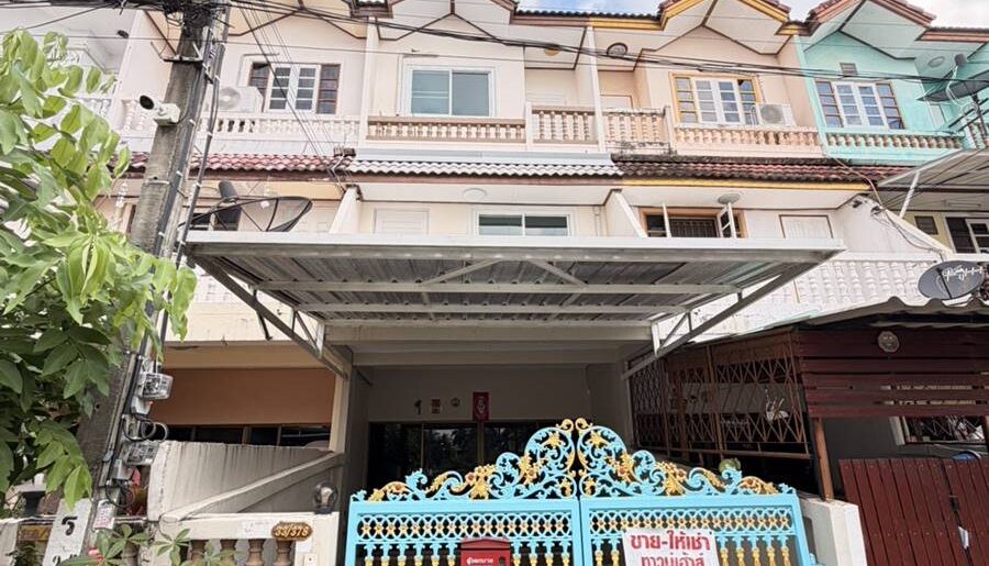 ให้เช่าทาวเฮ้าส์ 3 ชั้น หมู่บ้าน สินทวีแกรนด์วิลเลจน์ รีโนเวท บ้านพร้อมอยู่ บ้านเปล่า โทร 081-821-8151